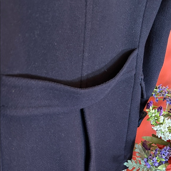 J. Crew Women's Dark Blue Peacoat with Gold Buttons - Picture 10 of 14